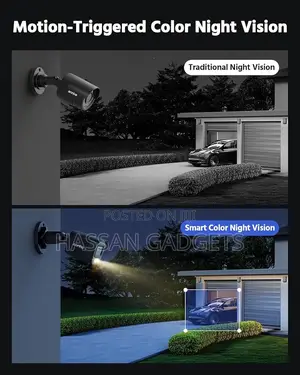 Lite Wired Security Camera System With Ai Human/Vehicle Detection, 4