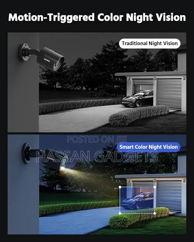 Lite Wired Security Camera System With Ai Human/Vehicle Detection, 4
