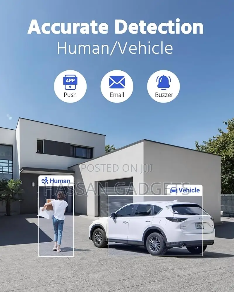 Lite Wired Security Camera System With Ai Human/Vehicle Detection, 4