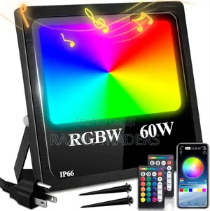 RGB Led Flood Light Color Changing Exterior Light Dimmable Outdoor