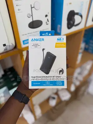 Anker Zolo Power Bank 20000mah (, 22.5w, Built-in Usb-C Cable)