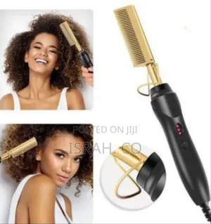 Gold Ceramic Professional Press Comb