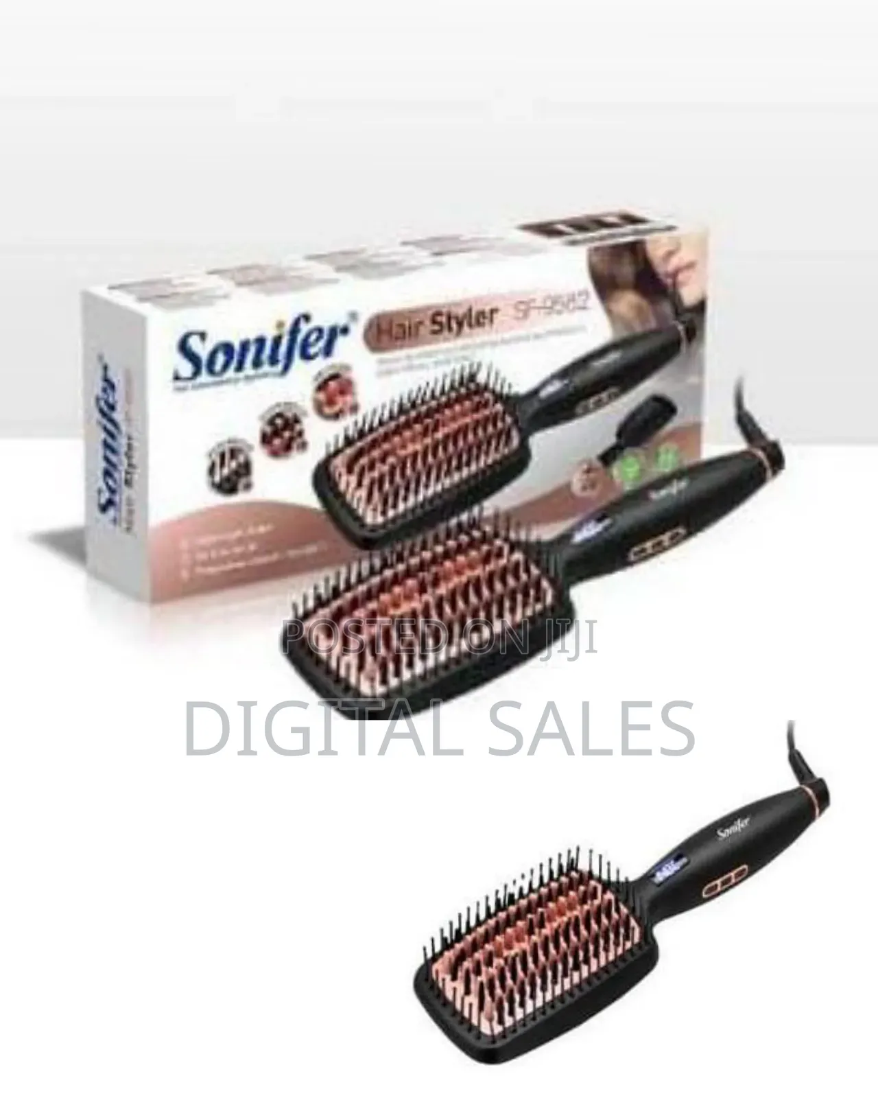 Sonifer Professional Heated Hair Straightening Brush