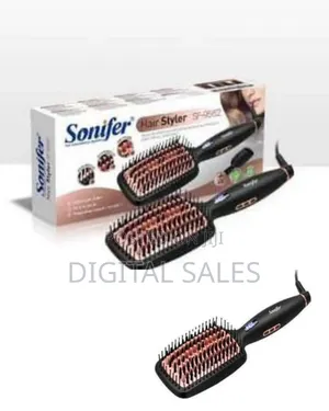 Sonifer Professional Heated Hair Straightening Brush
