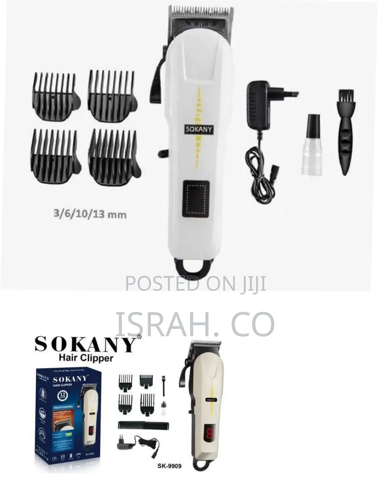 Sokany Rechargeable Cordless Shaving Machine - Multicolor