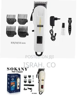 Sokany Rechargeable Cordless Shaving Machine - Multicolor