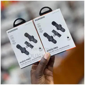 Porodo Audix Pro Lavalier Dual Microphone