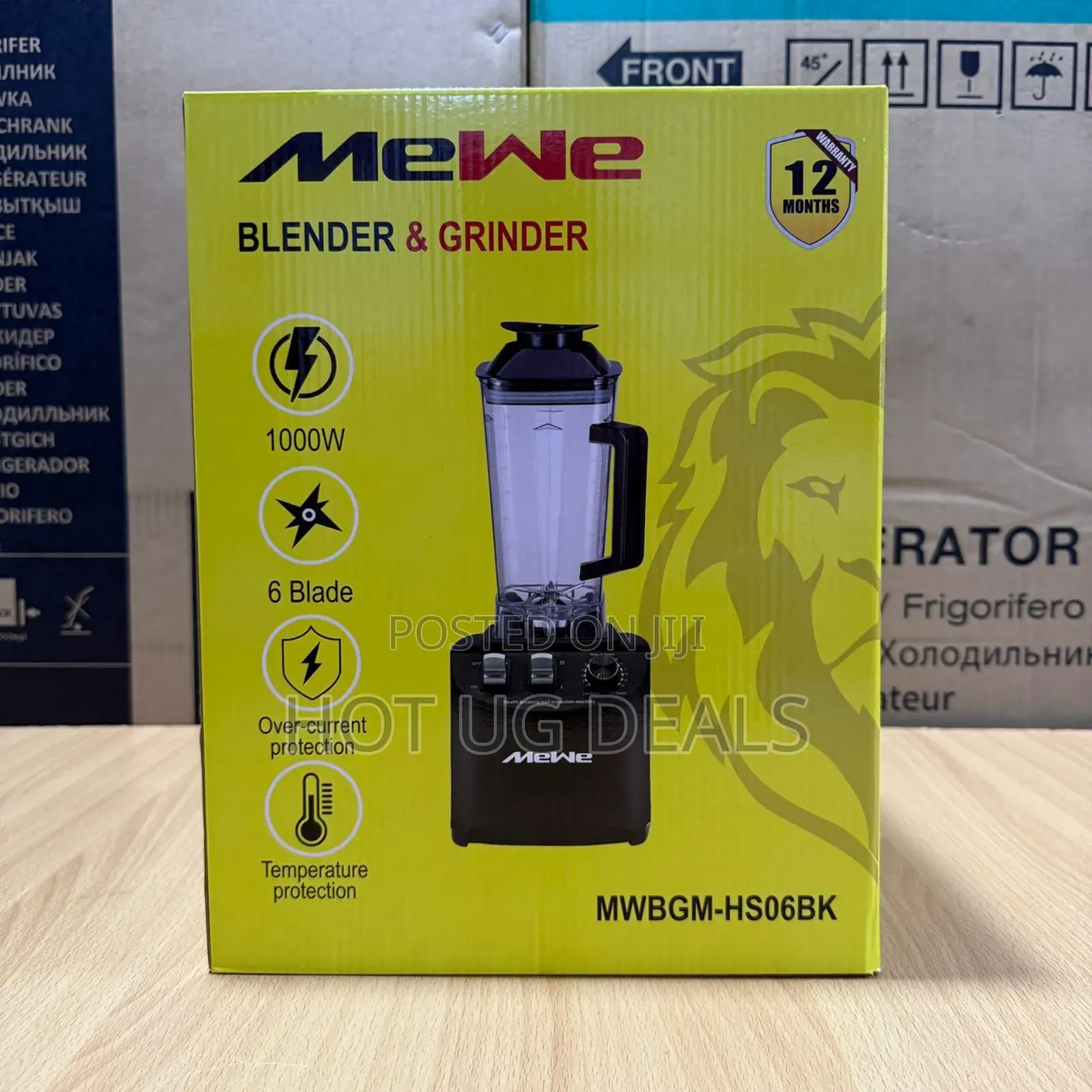 Mewe Commercial Blender 2 in 1 2l