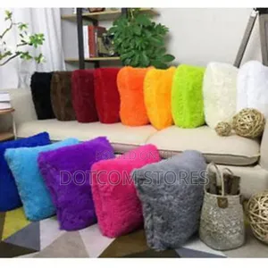 Generic Faux Fur Plush Throw Pillow Cover