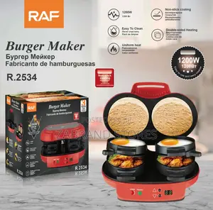 Double Electric Raf Burger Maker