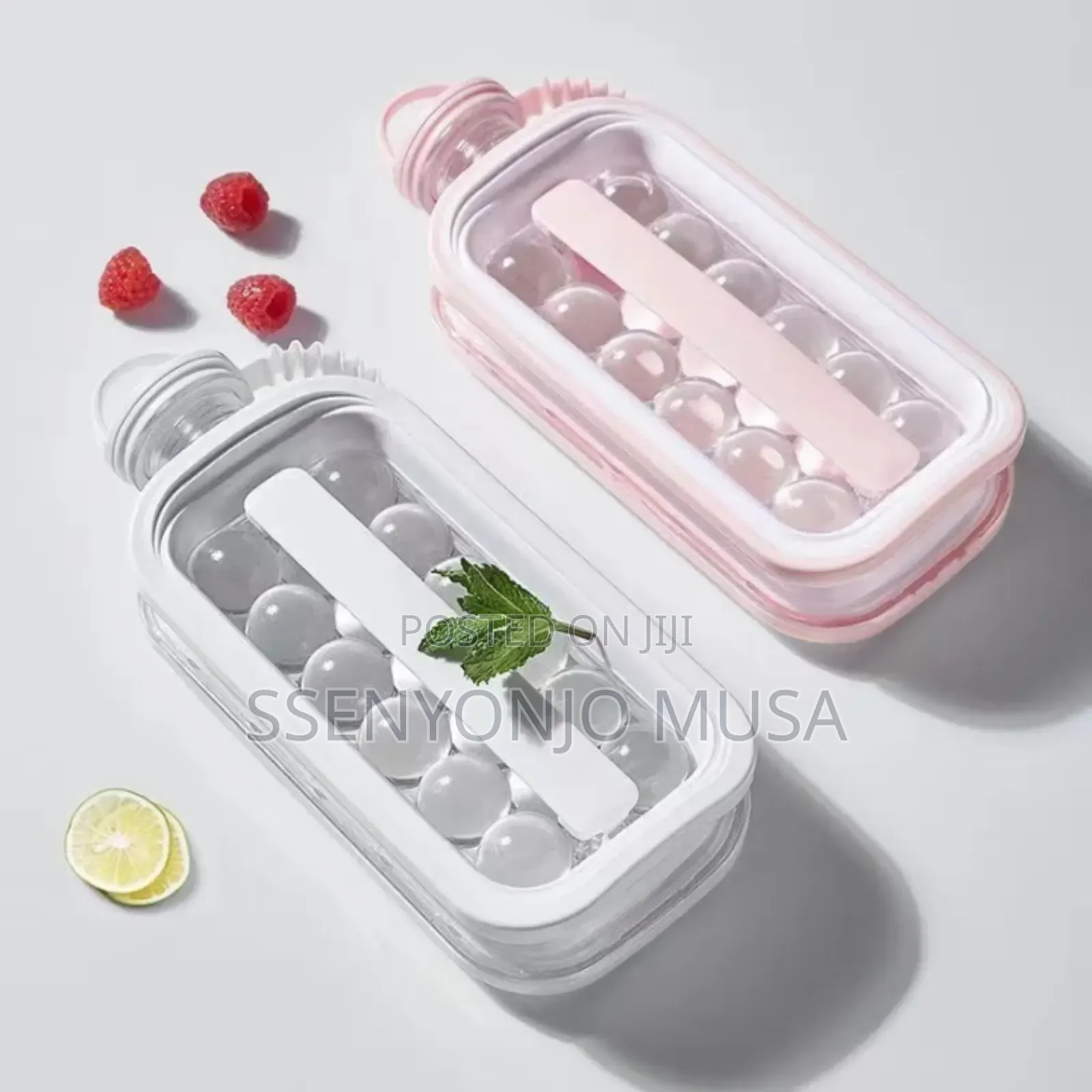 Silicone Ice Cube Folding Bottle –2 in 1 Portable Ice Cube Maker