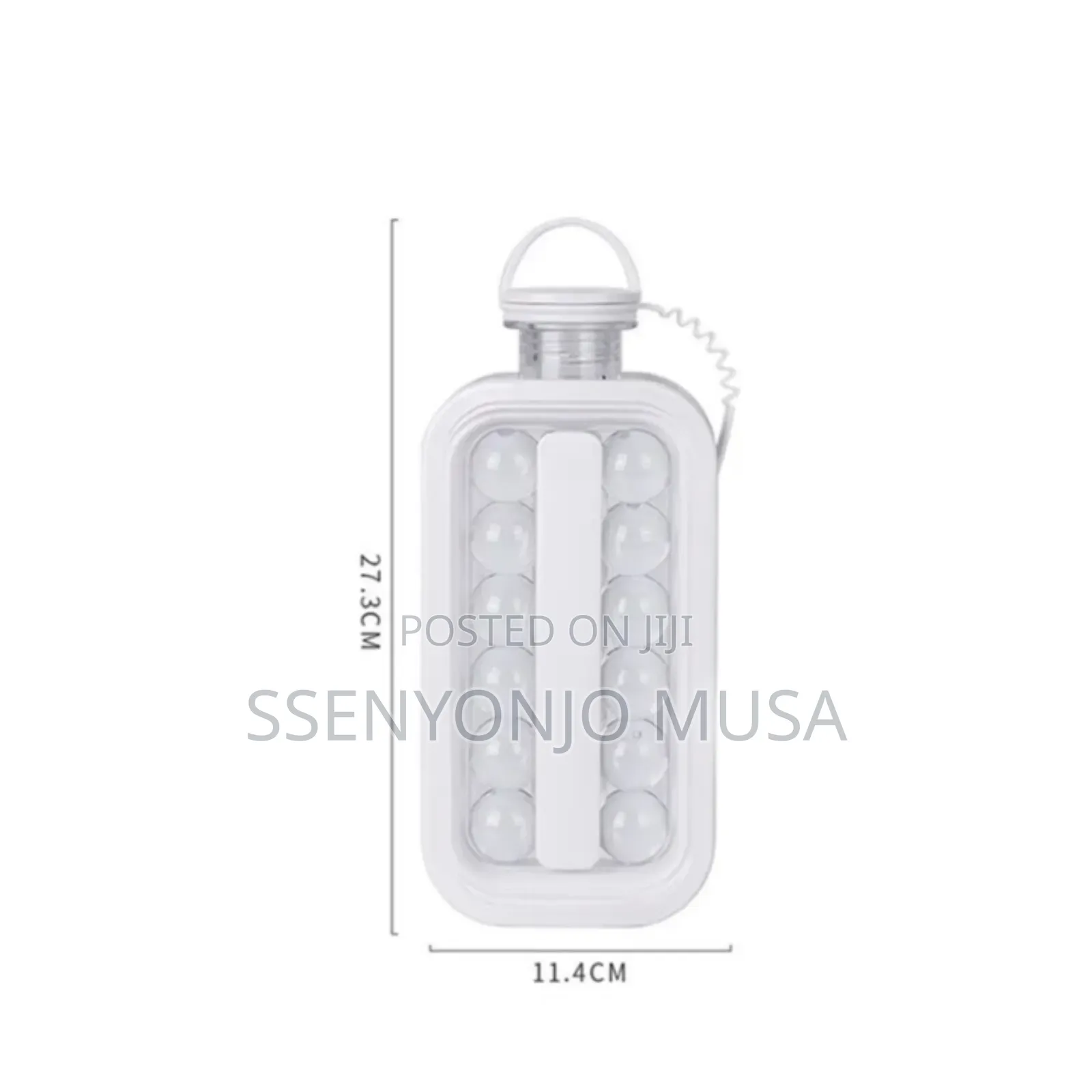 Silicone Ice Cube Folding Bottle –2 in 1 Portable Ice Cube Maker