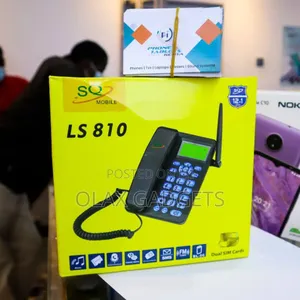 Sq Ls 810 Dual Sim Card Landline Available in Black N White