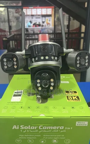 Hikasto Chonto View 3-in-1 Ai Solar Outdoor Surveillance Camera