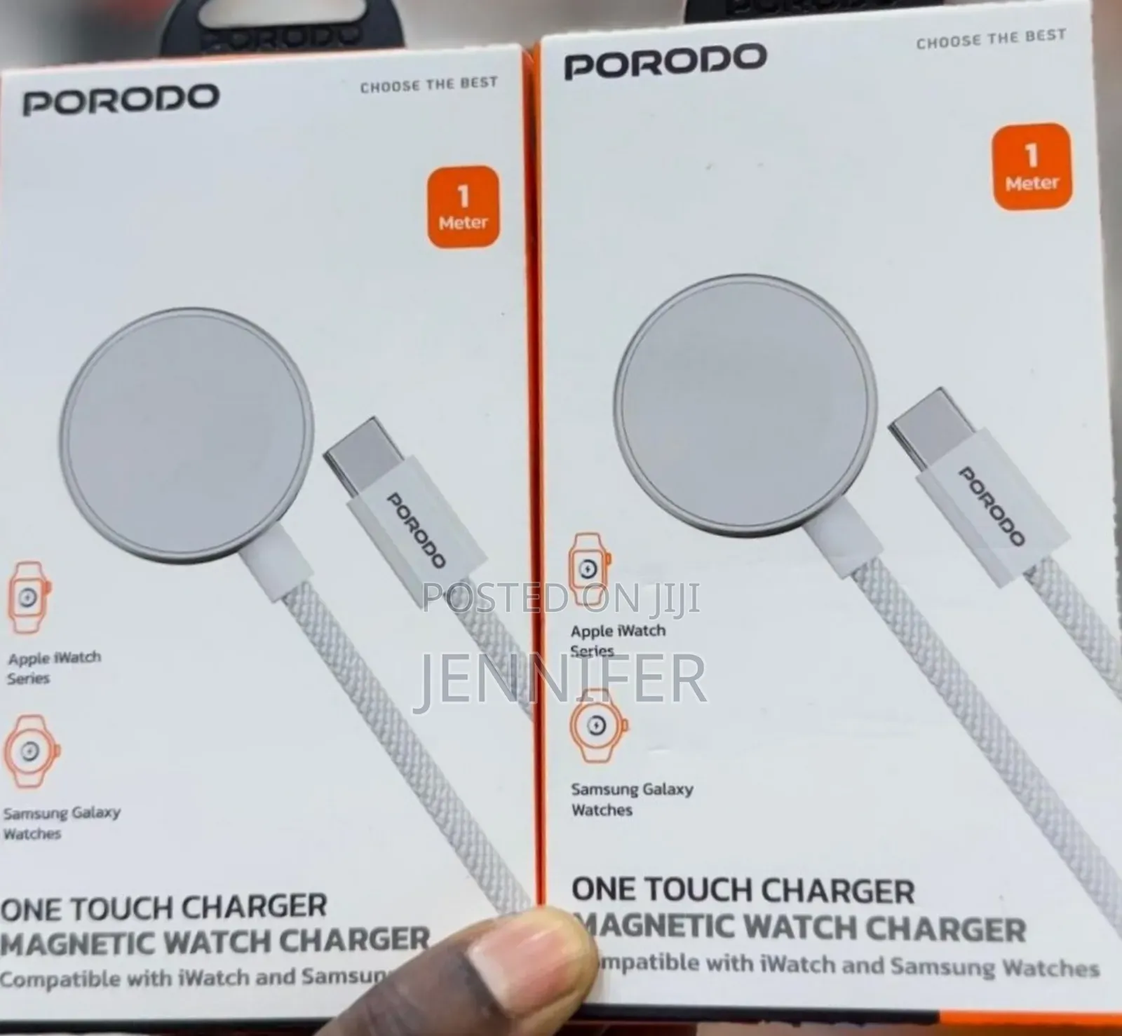 Porodo One Touch Magnetic Watch Charger