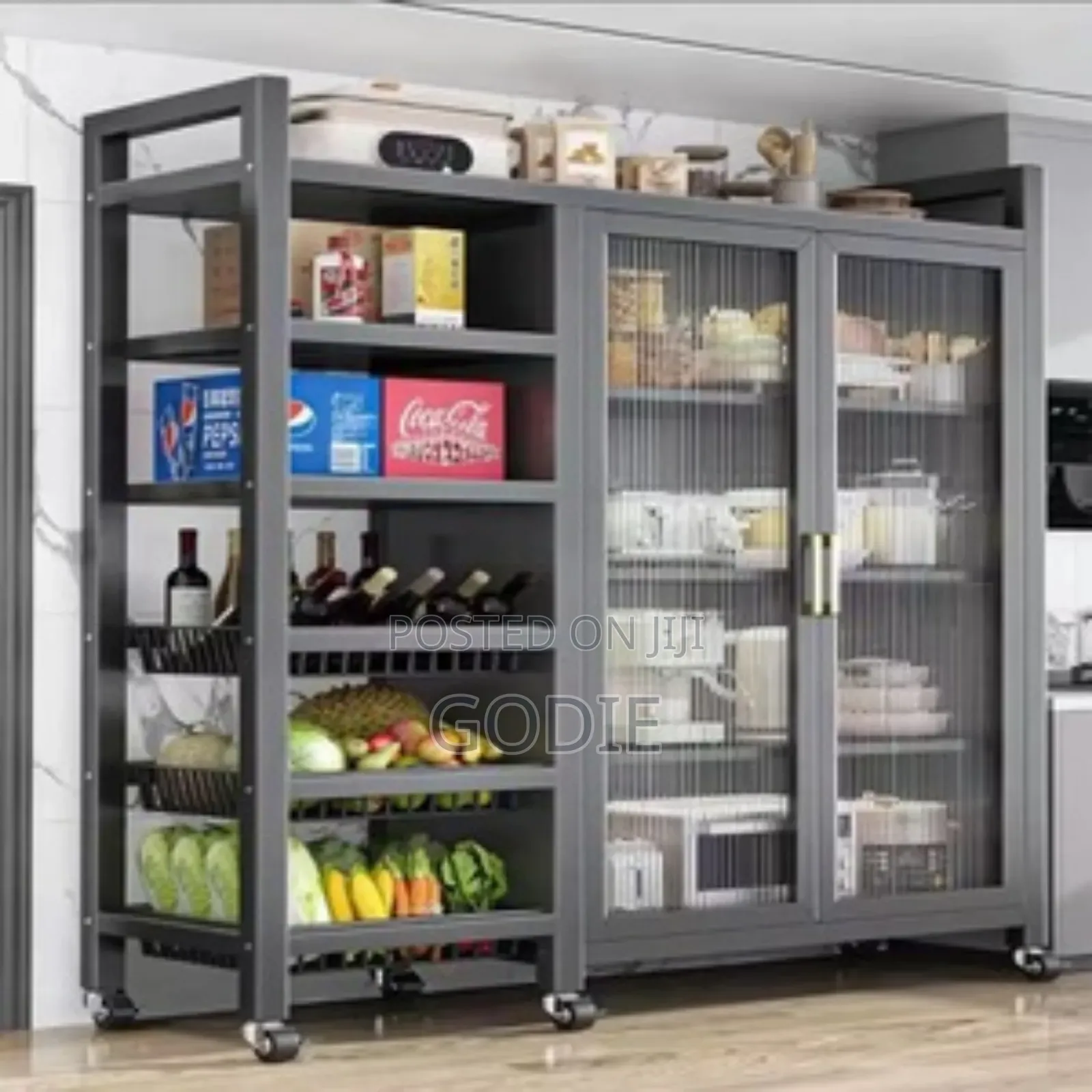 Multifunctional Kitchen Storage Rack 5 Layers Of Shelves.