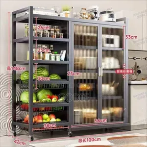Multifunctional Kitchen Storage Rack 5 Layers Of Shelves.