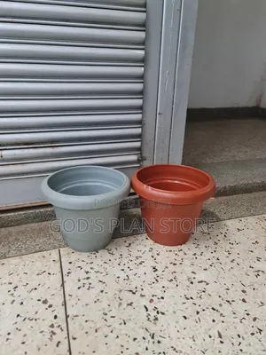 Promo Rounded Plastic Flower Pots Plastic Flower Pots