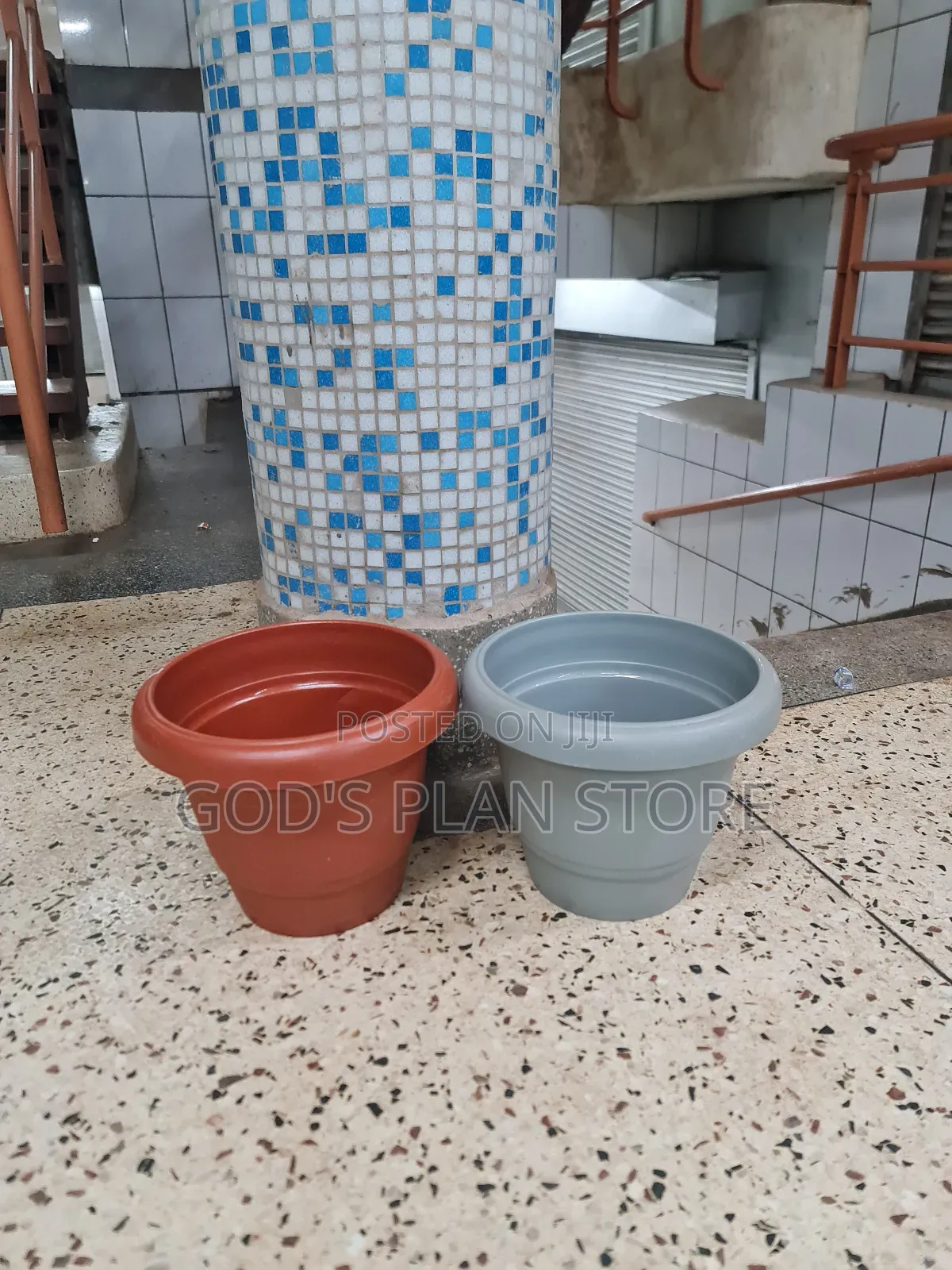 Promo Rounded Plastic Flower Pots Plastic Flower Pots