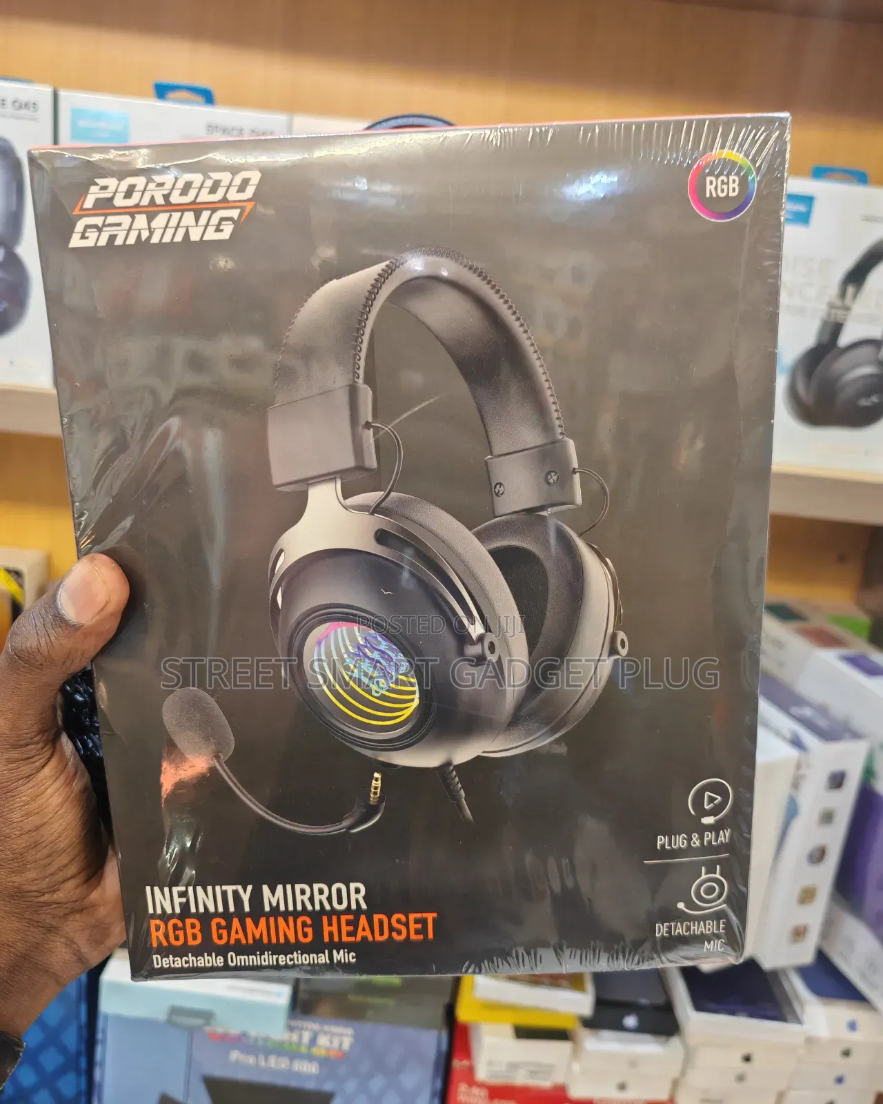 Porodo Infinity RGB Mirror Gaming Headset