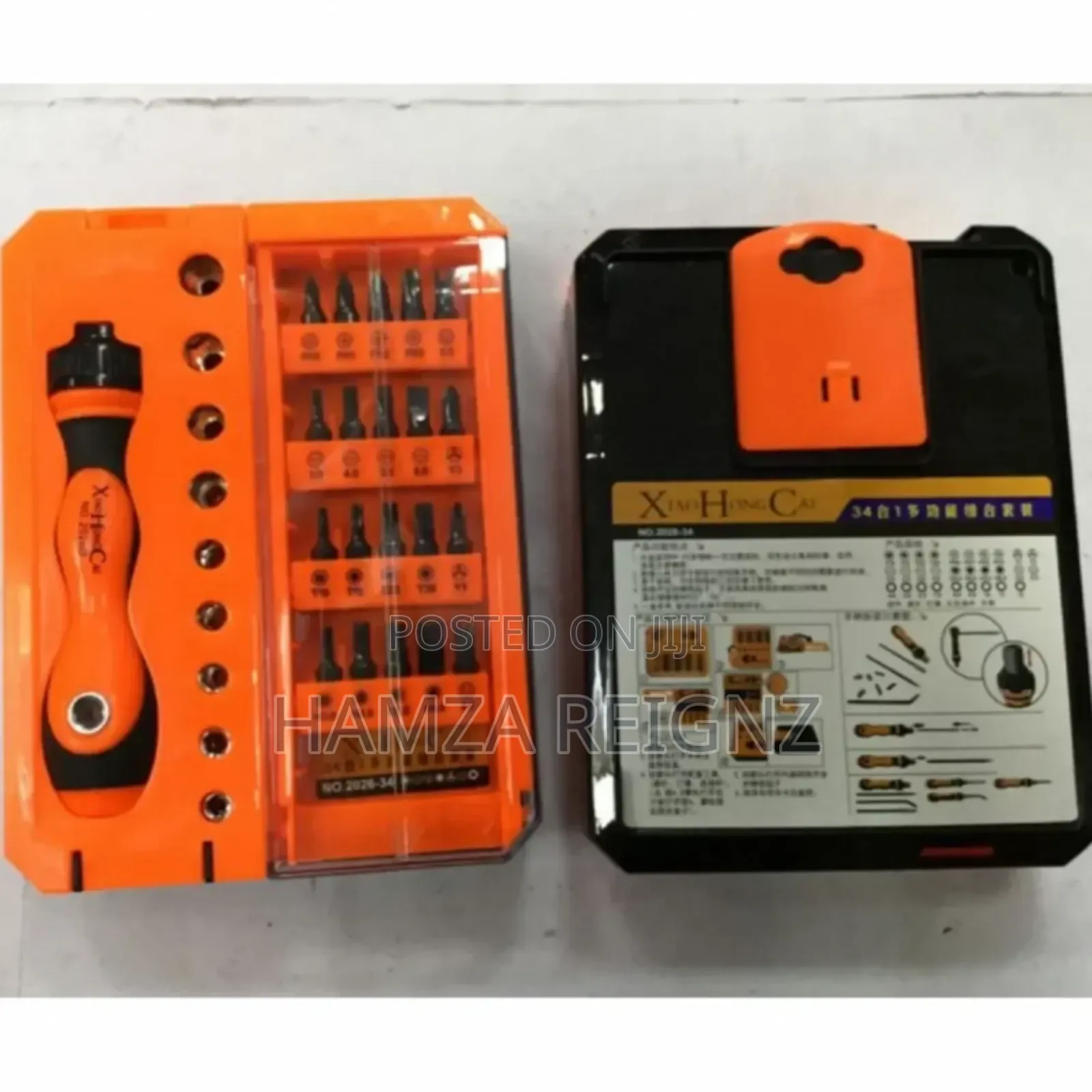 Screwdriver Set With Bits and Sockets