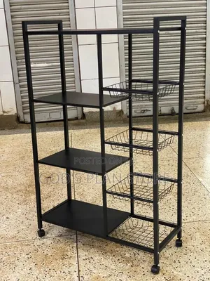 Black Kitchen Storage Rack Kitchen Storage Rack