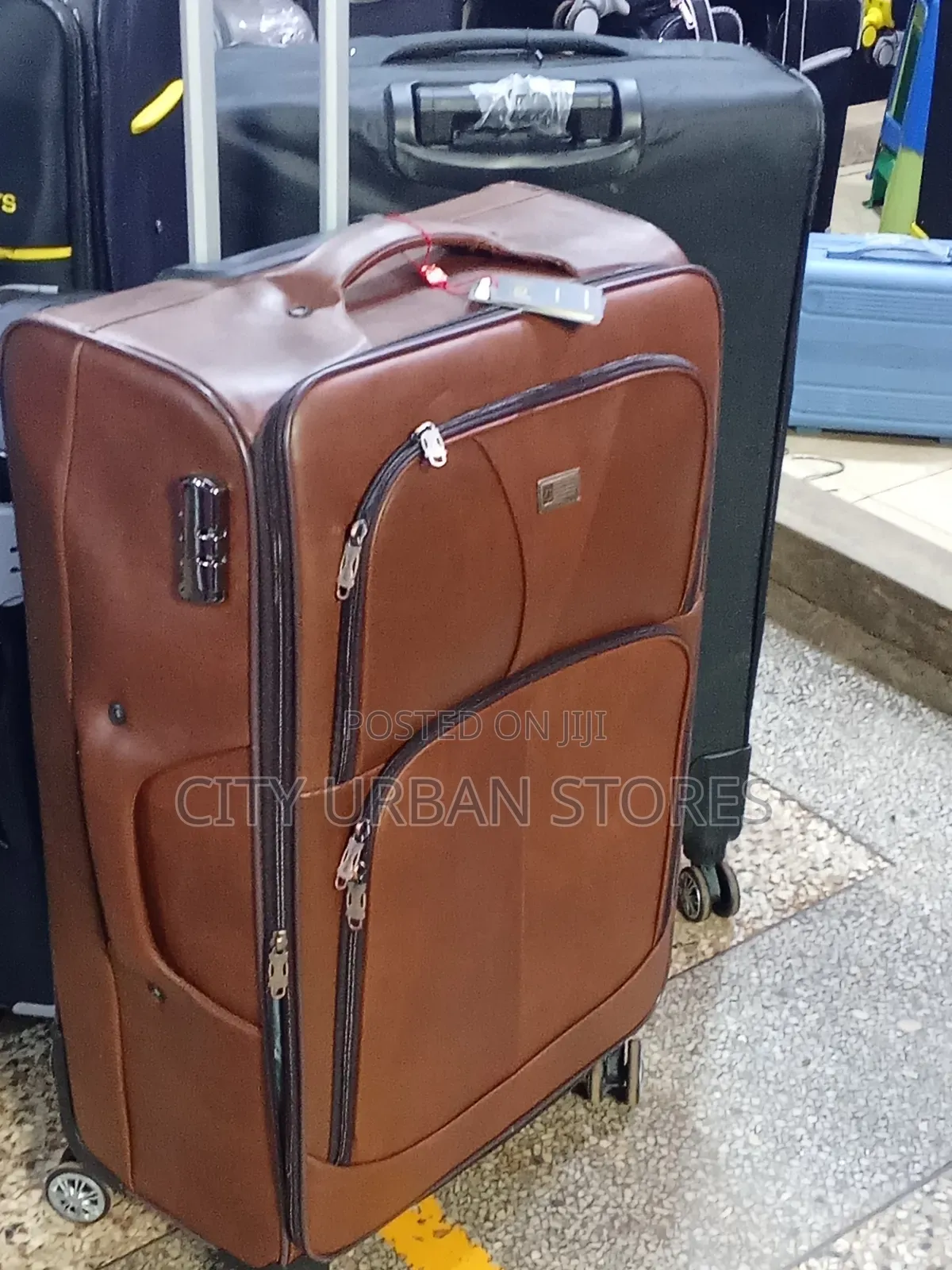 Pure Leather Large Suitcase