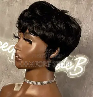 Short Hair Piece Human Hair Wigs