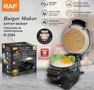 Raf Mini Burger Press Maker With Egg Cooker Ring