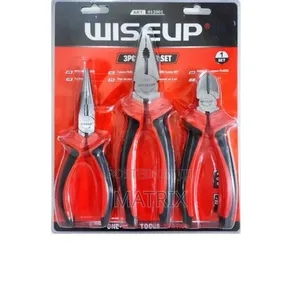 Wiseup 3pc Combination Pliers Set
