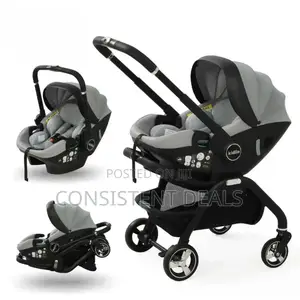 3in1 Folding Baby Car Seat Stroller With Carriage Prams