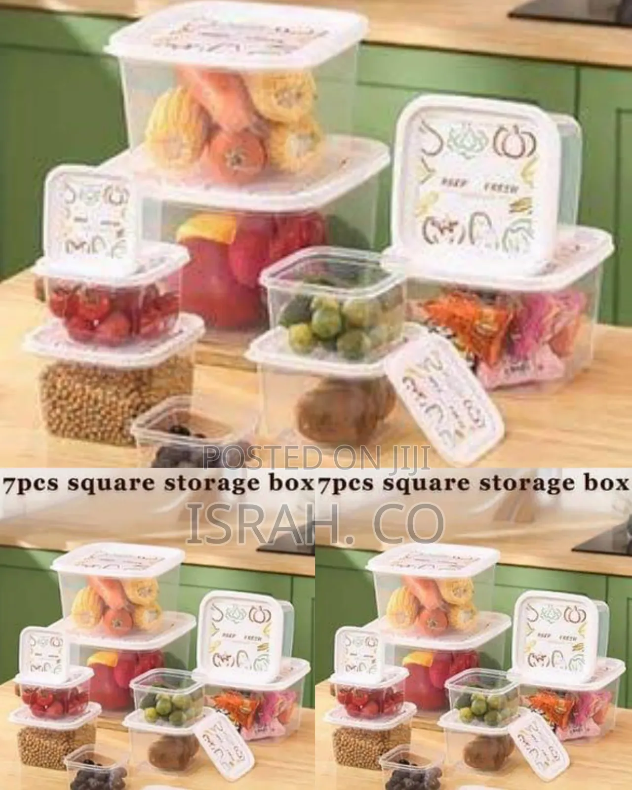 7 PCS Square Storage Box
