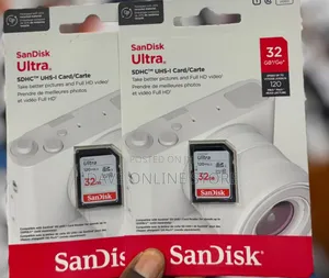 Sandisk Ultra 32gb SDHC Uhs-I Memory Card -