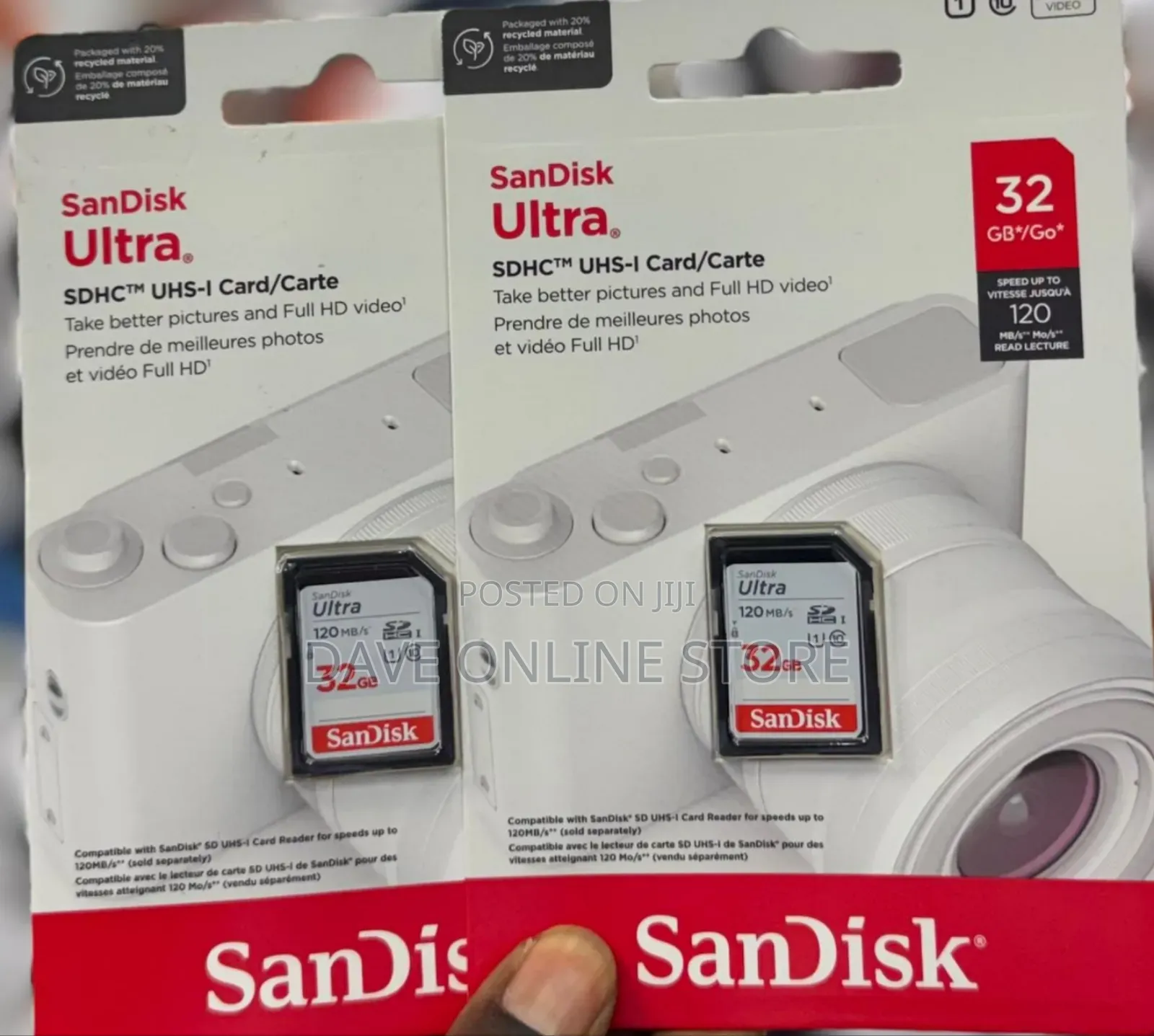 Sandisk Ultra 32gb SDHC Uhs-I Memory Card -