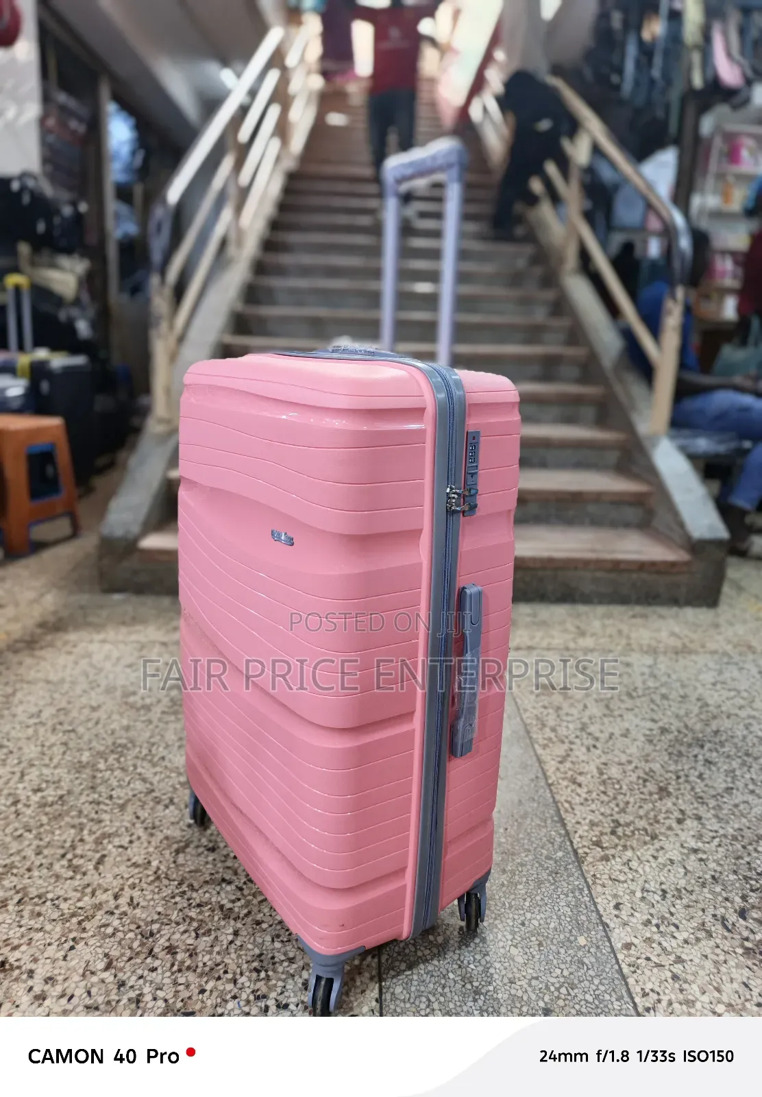 Executive Plastic Suitcases. Large Size