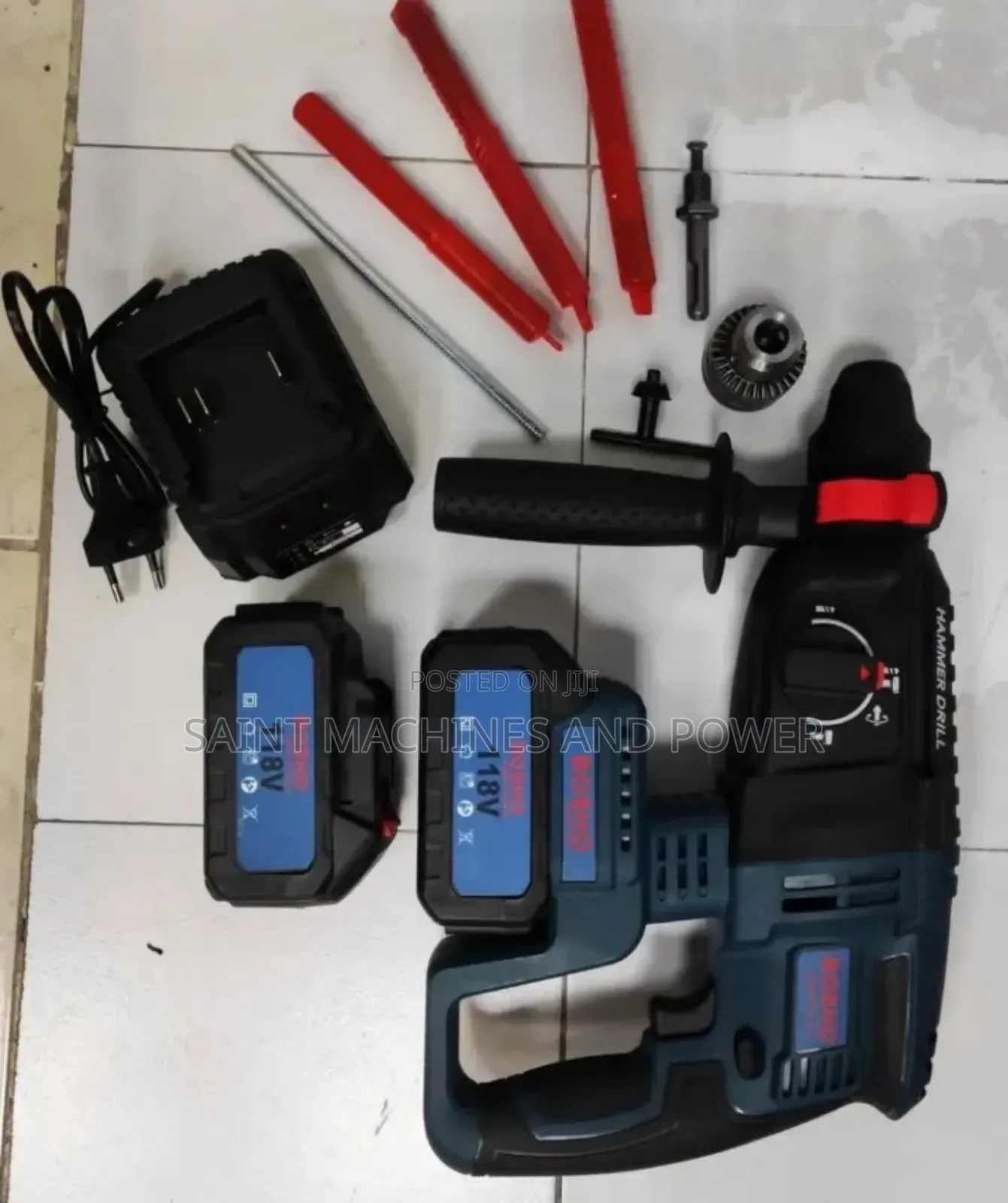 Cordless Rotary Hammer Drill Kit
