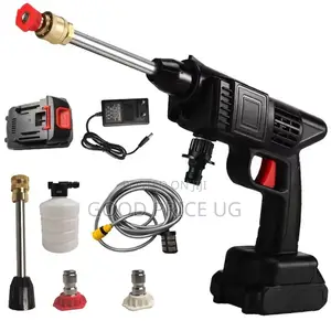 Portable, Cordless High-Pressure Washer Gun