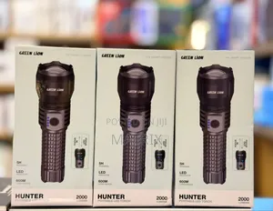 Green Lion Hunter Portable Led Torch 5000mah,