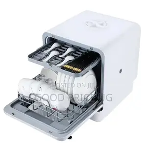 Portable Countertop Dishwasher With a Built-in Water Tank.