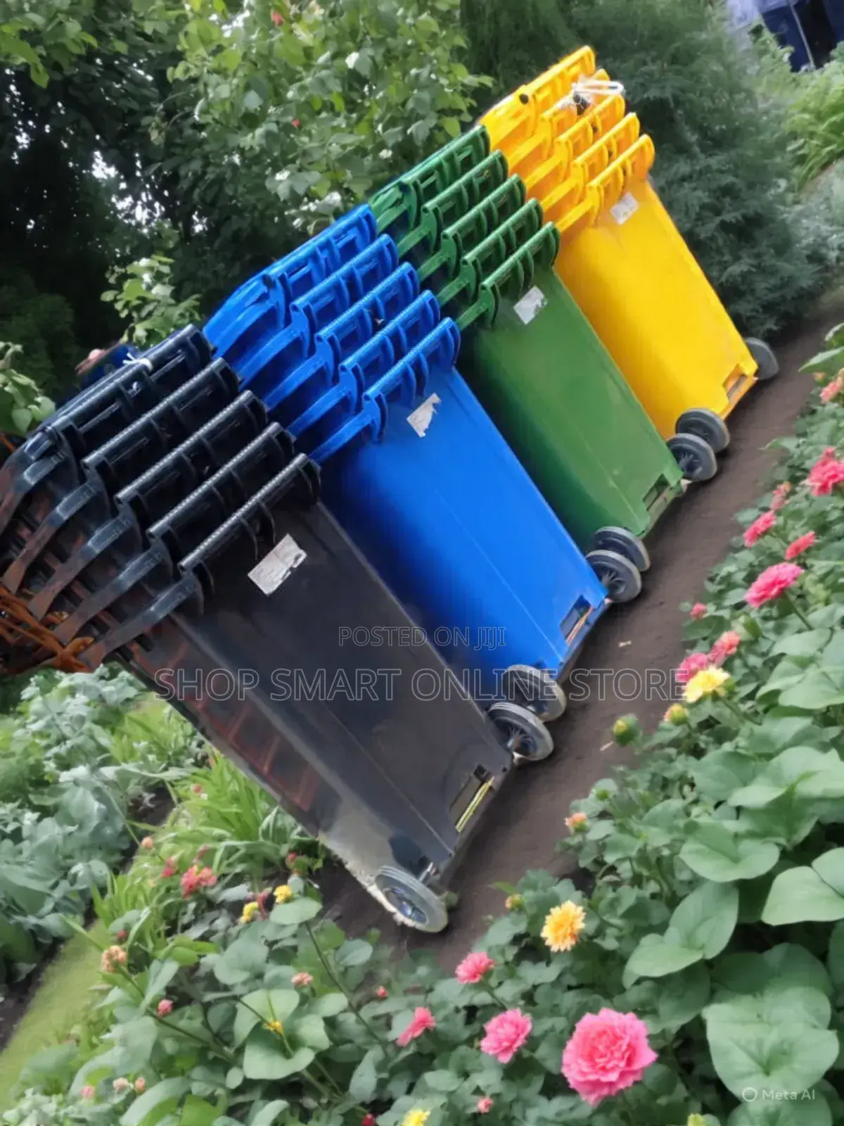 Outdoor Wheels Plastic Dust Bins Plastic Dust Bins