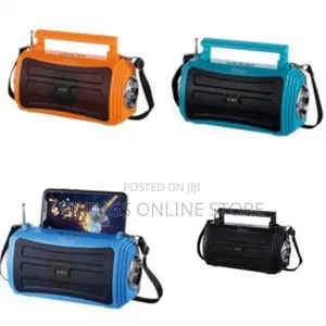 Portable Mini Speaker With Bluetooth Usb Tf Aux Fm Dc5v Solar Glass