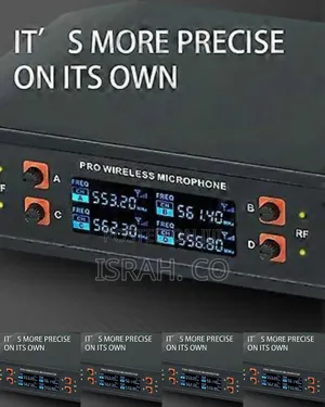 Professional Vhf Wireless System 4 Channel Handheld Karaoke