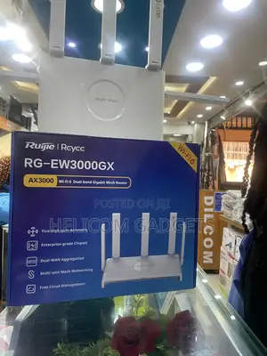 Ruijie Reyee Wi-Fi 6 Dual-Band Gigabit Mesh Router Rg-Ew3000gx Ax3000