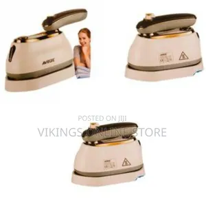 Avinas 2-in-1 Mini Travel Steam Iron and Fabric Steamer -Cream