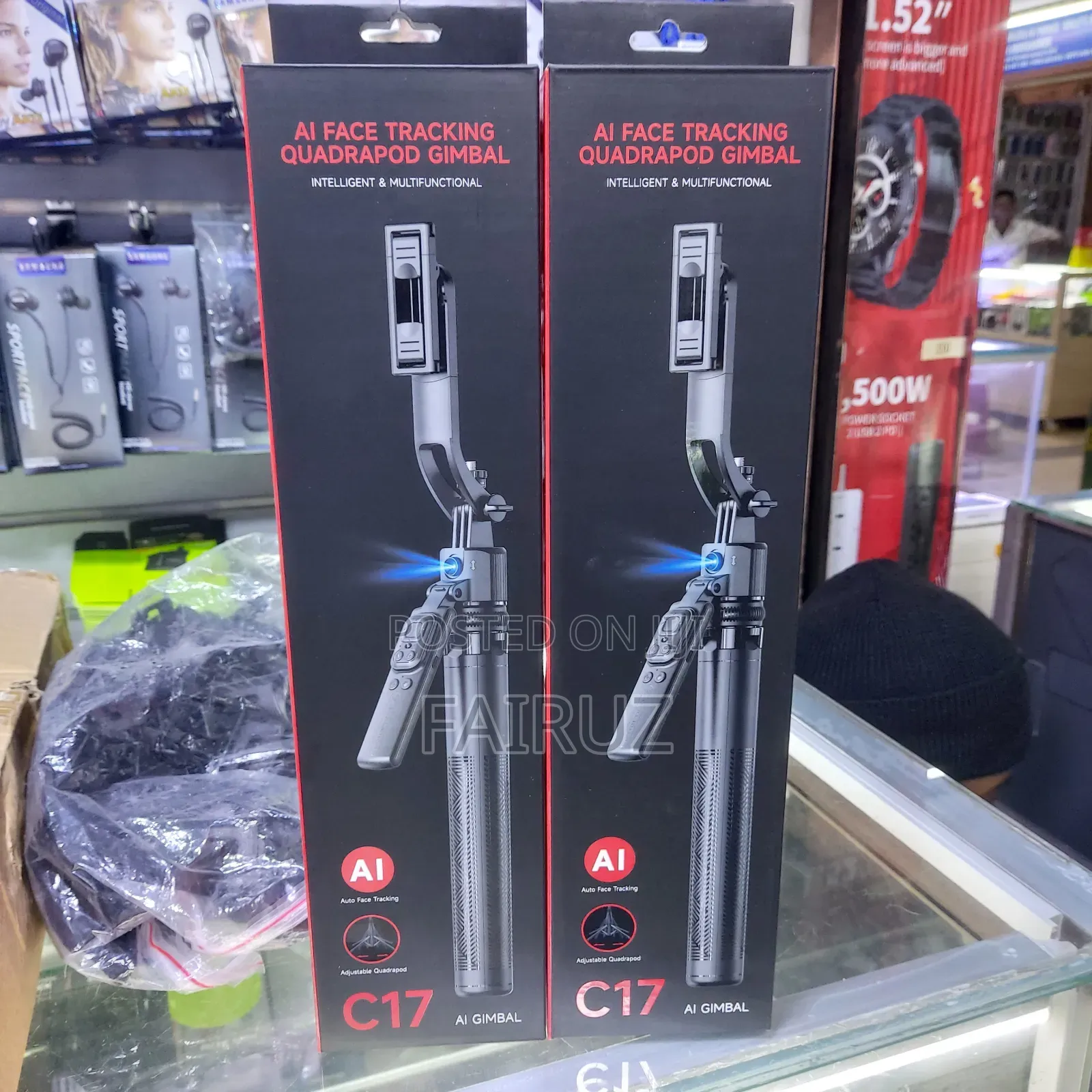 Ai Face Tracking Quadra Pod Gimbal C17