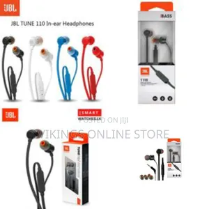 Jbi Tune 110 Wired in-Earbud Headphones With Pure Bass Sound