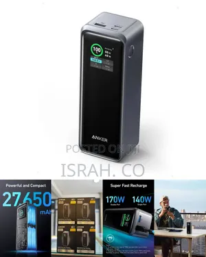Anker Prime Power Bank, 27,650mah 3-Port 250w Portable Charger