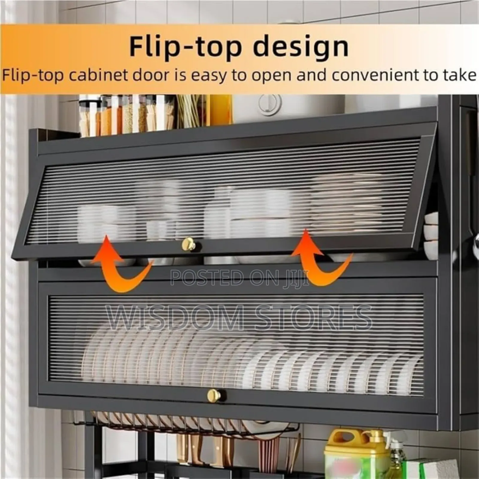 3 Tier Over the Sink Dish Drying Rack With Cover