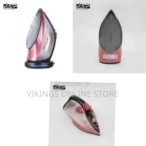 DSP Quick Ironing Smooth Traceless Ponegranate Red Steam Iron