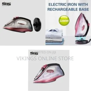 DSP Quick Ironing Smooth Traceless Ponegranate Red Steam Iron